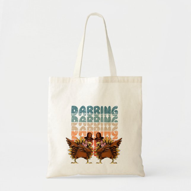 Tote Bag Dabbing Chicken (Devant)