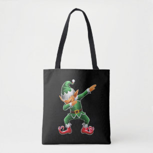 Tote Bag Dabbing Elf Costume de Noël Escouade Noël Noël Noë
