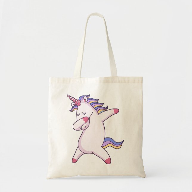 Tote Bag Dabbing Unicorn (Devant)