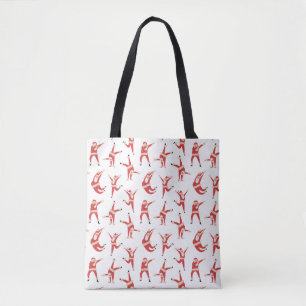 Tote Bag Dabing Père Noël Fun Motif de Noël
