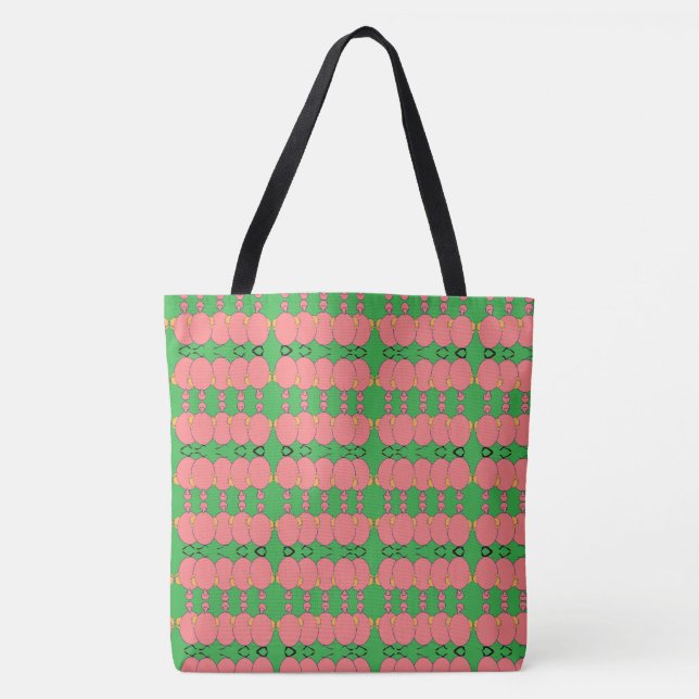 Tote Bag D'abord : Poulet ou Œuf Vert (Devant)