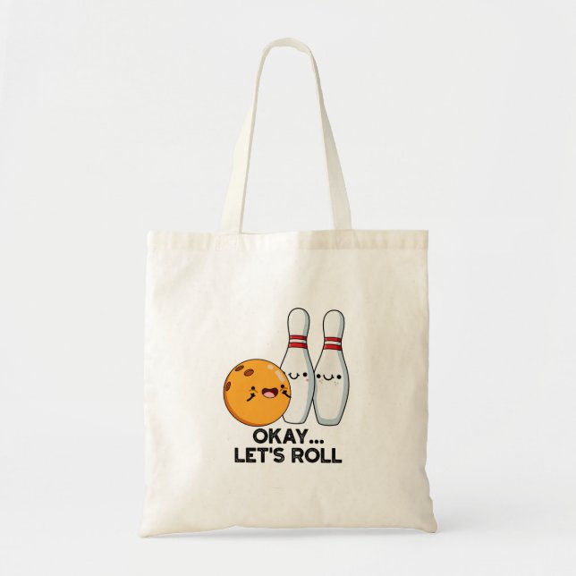 Tote Bag D'accord, c'est parti Drôle de jeu de mots de bowl (Devant)