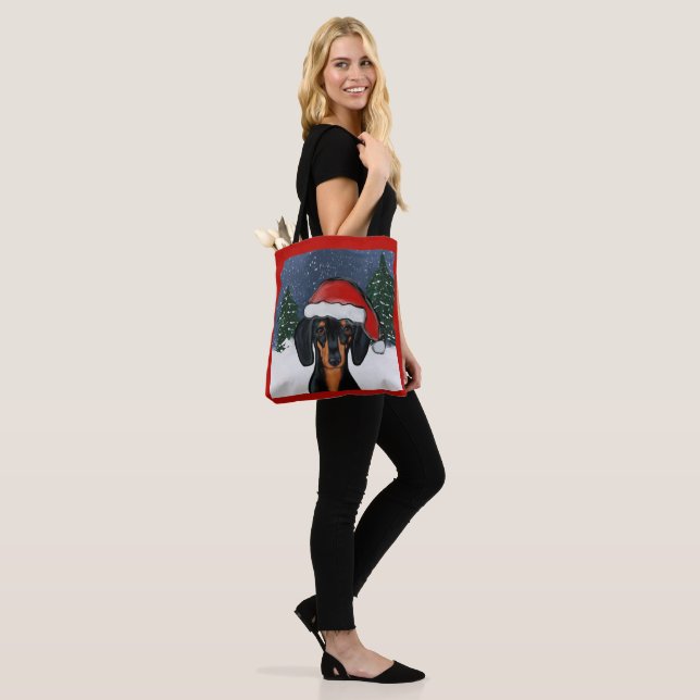 TOTE BAG DACHSHUND       (Sur le modèle)