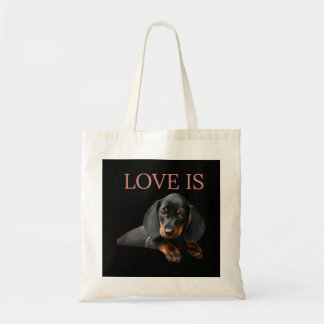 Tote Bag Dachshund Chien Maman Papa Hommes Femmes Enfants C