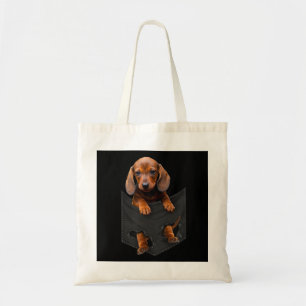 Tote Bag Dachshund Dans Ma Poche Dachshund Weiner Chien Cad