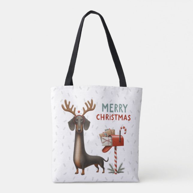 Tote Bag Dachshund Fourre-tout (Dos)
