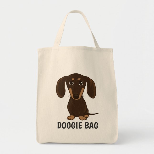 Tote Bag Dachshund Wiener Dog Doggie (Devant)