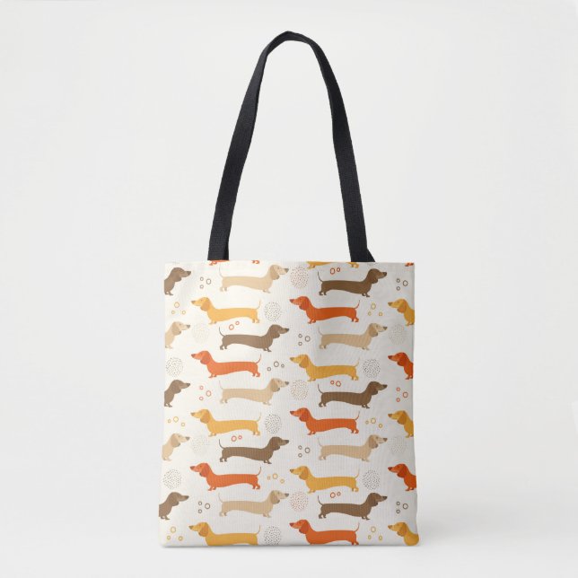 Tote Bag Dachshunds Fourre-tout (Devant)