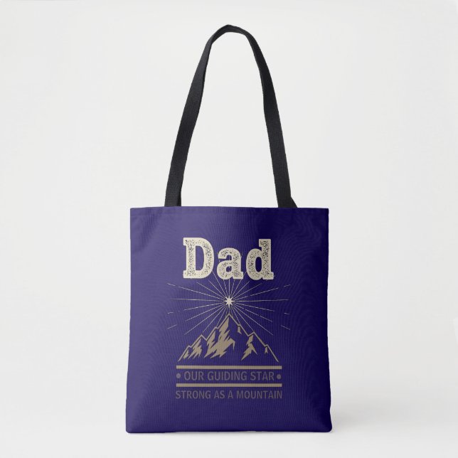 Tote Bag Dad Guiding Star Mountain (Devant)