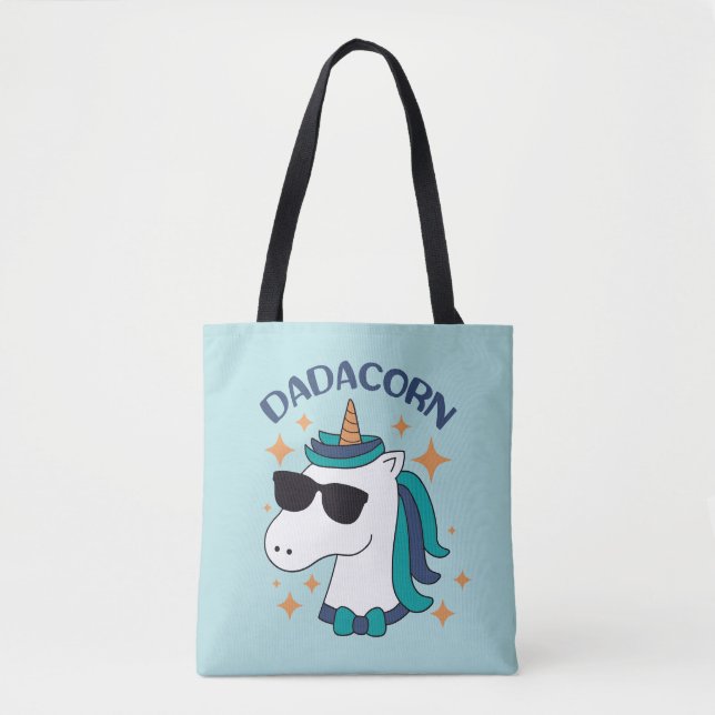 Tote Bag Dadacorn Avec Lunettes De Soleil (Devant)