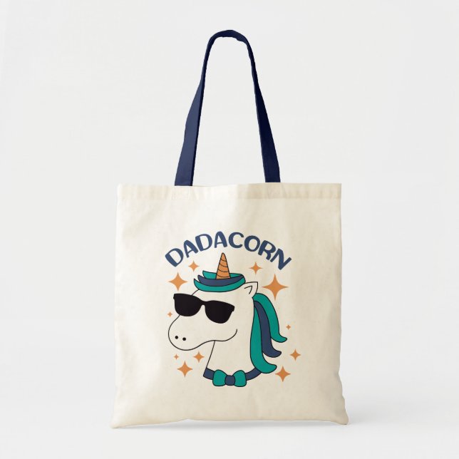 Tote Bag Dadacorn Avec Lunettes De Soleil (Devant)