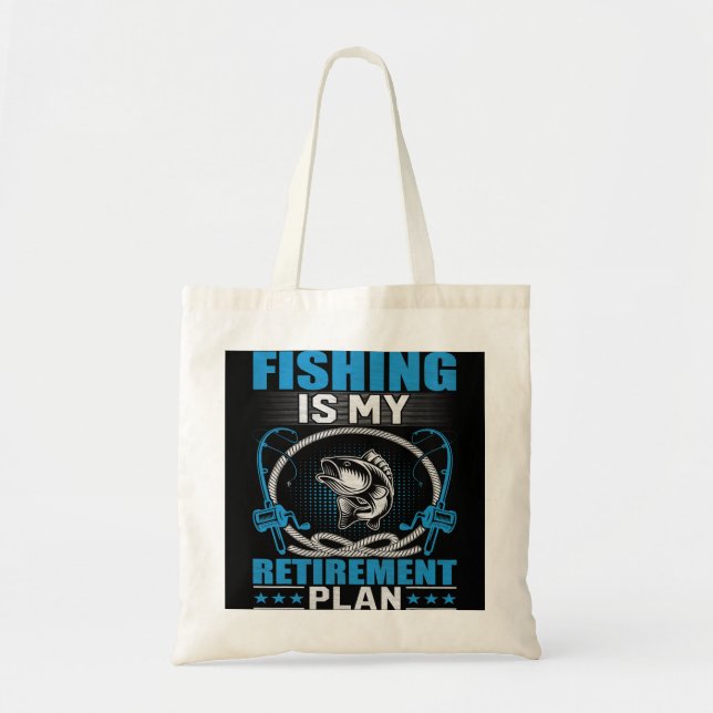 Tote Bag Daddy fly Fishing Buddy Funny Fisherman Citations  (Devant)