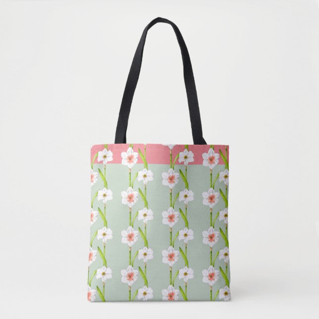 Tote Bag Daffodiles sur une Fourre-tout (B) (Devant)