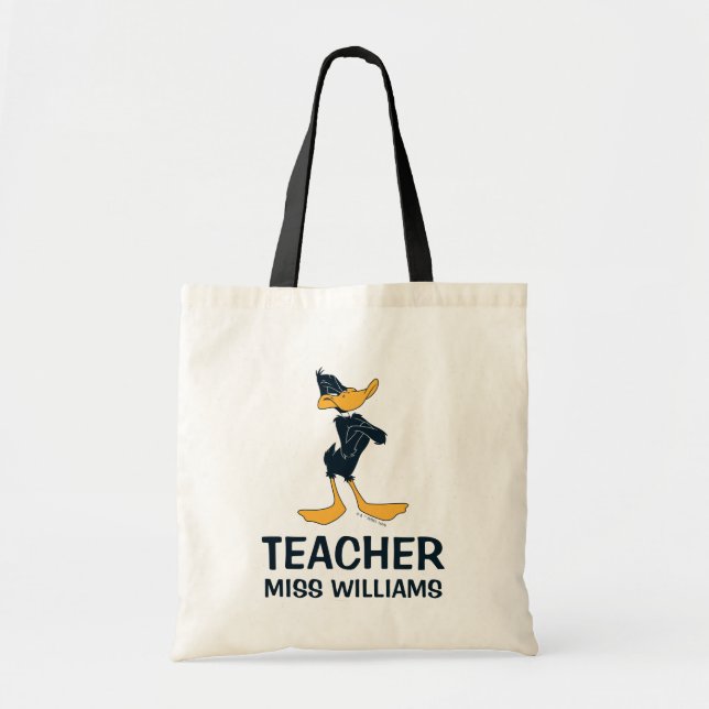 Tote Bag DAFFY DUCK™ avec professeur croisé d'armes (Devant)