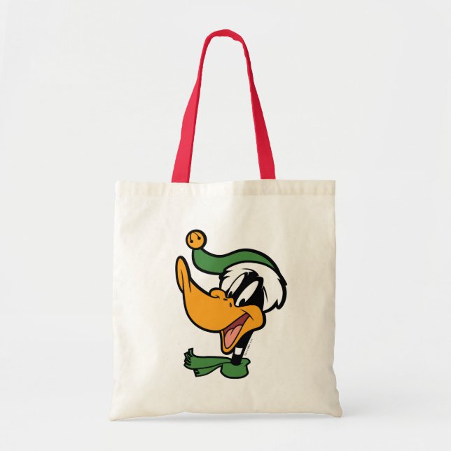 Tote Bag DAFFY DUCK™ "Happy Holi-Daze" (Devant)