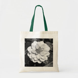 Tote Bag Dahlia 'David Howard' B&W