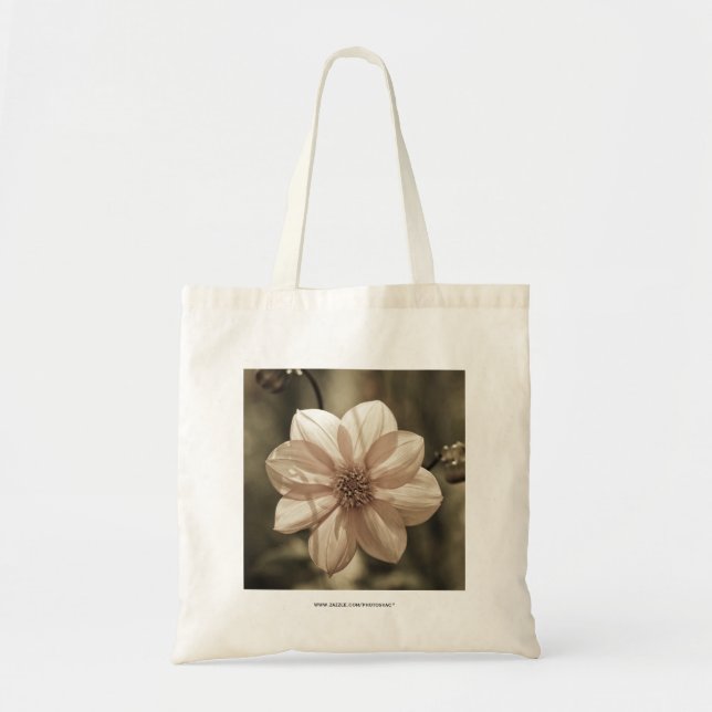 Tote Bag Dahlia ensoleillé (Devant)