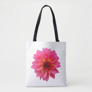Tote Bag Dahlia Rose Vibrant