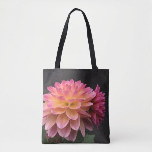 Tote Bag Dahlia rougeoyant