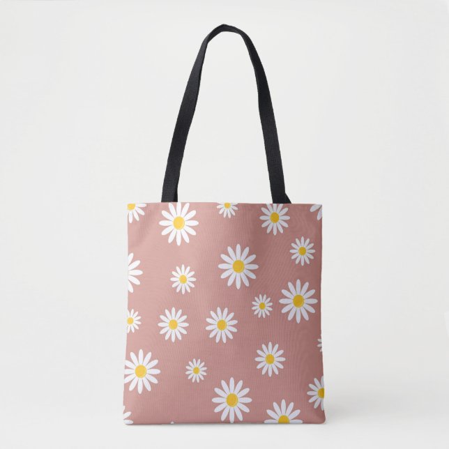 Tote Bag Daisy Meadows rose (Devant)