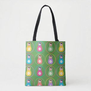 Tote Bag Daisyflower Matryoshka