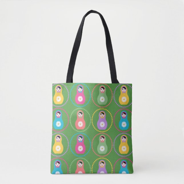 Tote Bag Daisyflower Matryoshka (Devant)