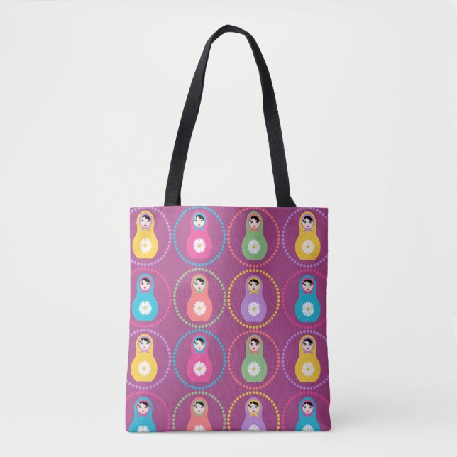 Tote Bag Daisyflower Matryoshka (Devant)