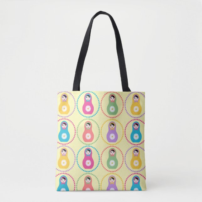 Tote Bag Daisyflower Matryoshka (Devant)