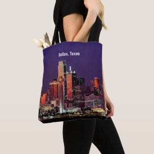 Tote Bag Dallas, Texas Skyline