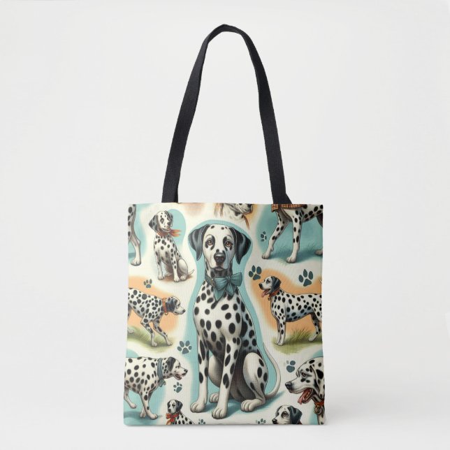 Tote Bag Dalmatie mignonne (Devant)