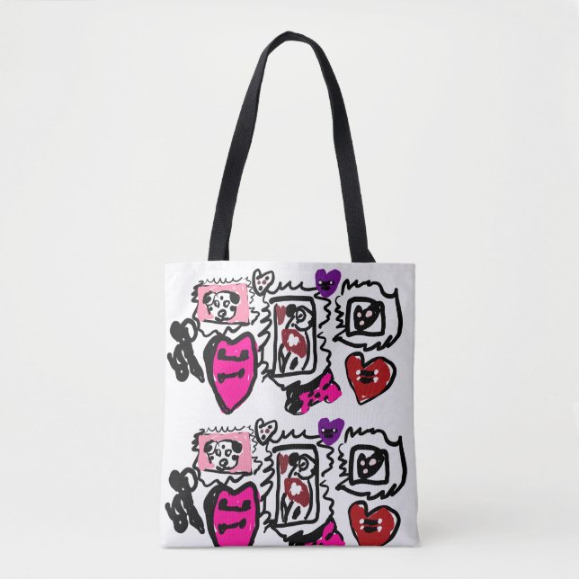 Tote Bag Dalmatien charmant  (Devant)