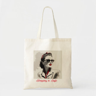 Tote Bag Dame de classe à Shades Fourre-tout