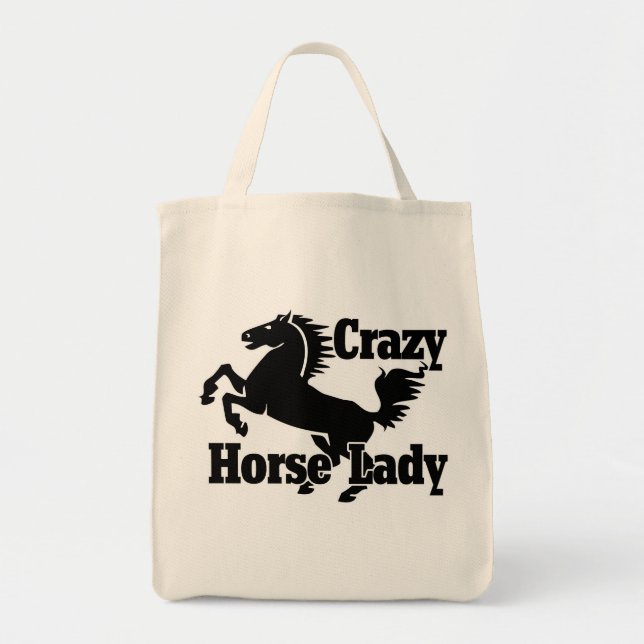 Tote Bag Dame du Crazy Horse (Devant)