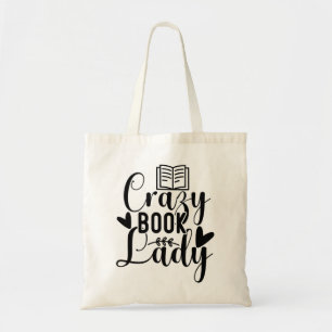 Tote Bag Dame du livre fou