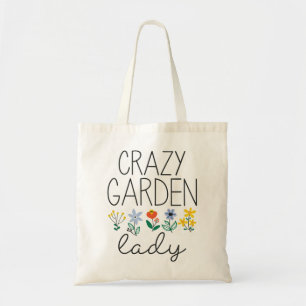 Tote Bag Dame folle du jardin