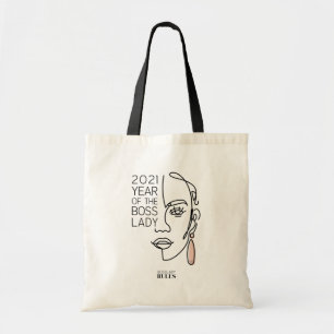 Tote Bag Dame patronnesse motivante Typographie en ligne ar