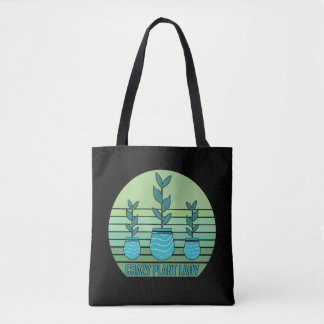 Tote Bag Dame Plante folle