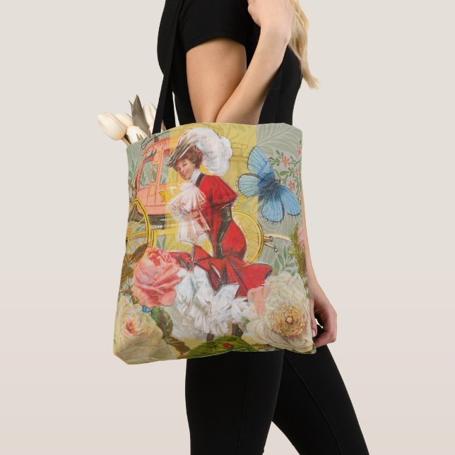 Tote Bag Dame victorienne femme élégante riche illustration (De près)