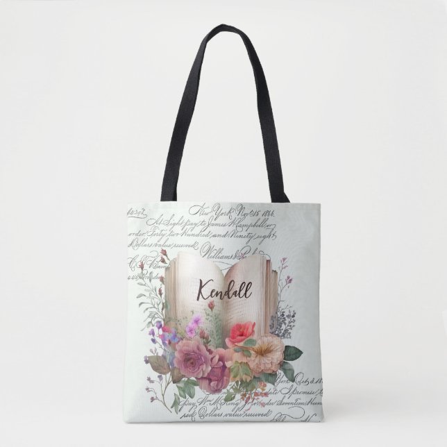 Tote Bag Dames Club Aquarelle Floral (Devant)