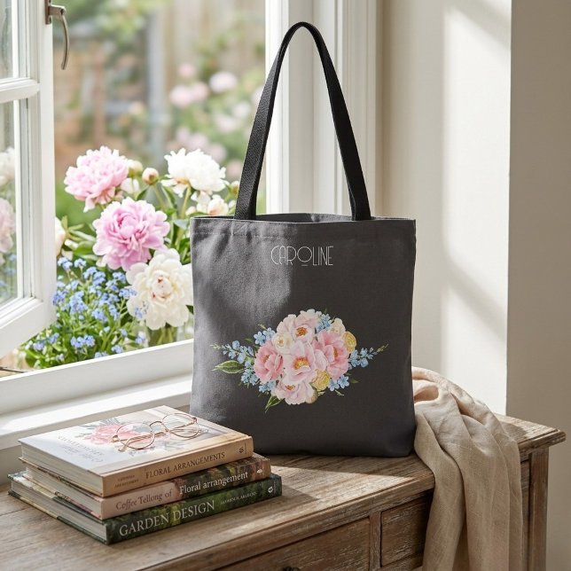 Tote Bag Dames Élégant Floral  Bohème Mignon  (Créateur téléchargé)