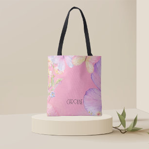 Tote Bag Dames Élégant Floral Papillon  Boho Mignon 