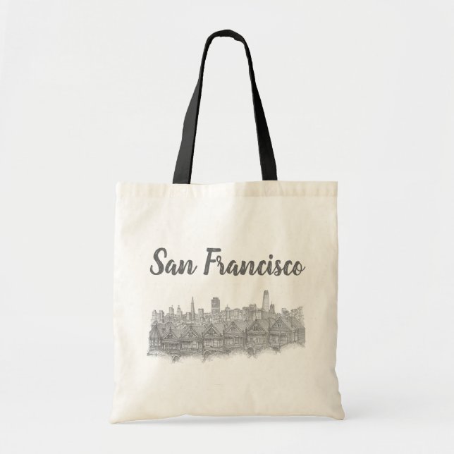 Tote Bag Dames peintes, San Francisco, États-Unis (Devant)