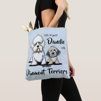 Tote Bag Dandie Dinmont Terriers