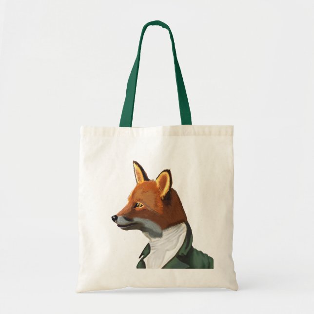 Tote Bag Dandy Fox Portrait (Devant)