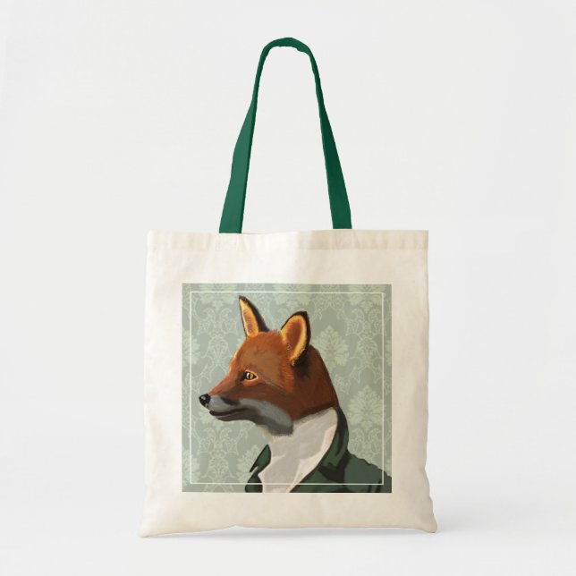 Tote Bag Dandy Fox Portrait 2 (Devant)