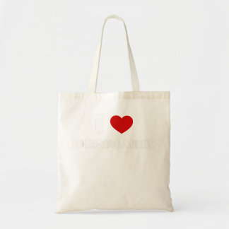 Tote Bag Danemark I Heart Danemark Souvenir I Love Danemark