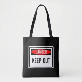 Tote Bag Danger - Ne pas fermer la session