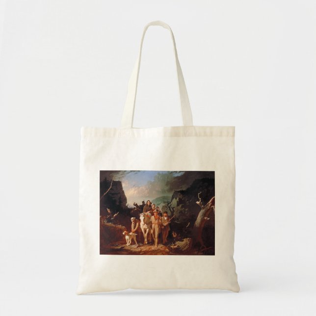 Tote Bag Daniel Boone escortant des colons  (Devant)