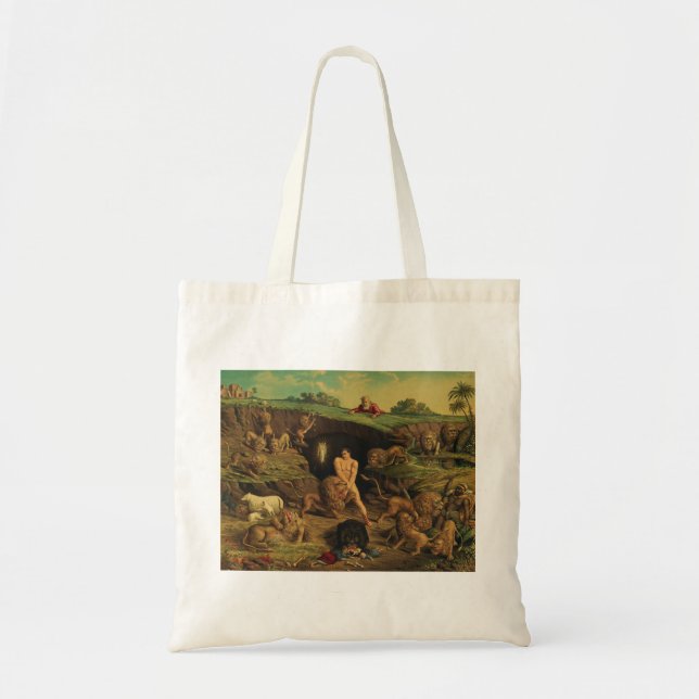 Tote Bag Daniel dans la fosse aux lions (Devant)