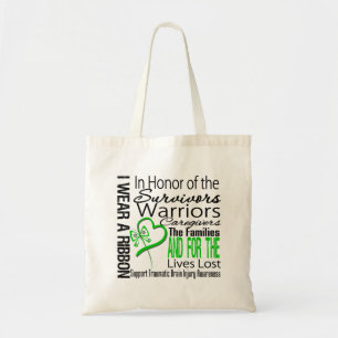 Tote Bag Dans la lésion cérébrale traumatique de collage